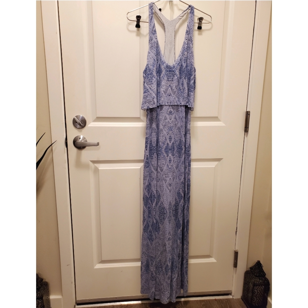 Tart Collections Maxi Dress S Blue/White